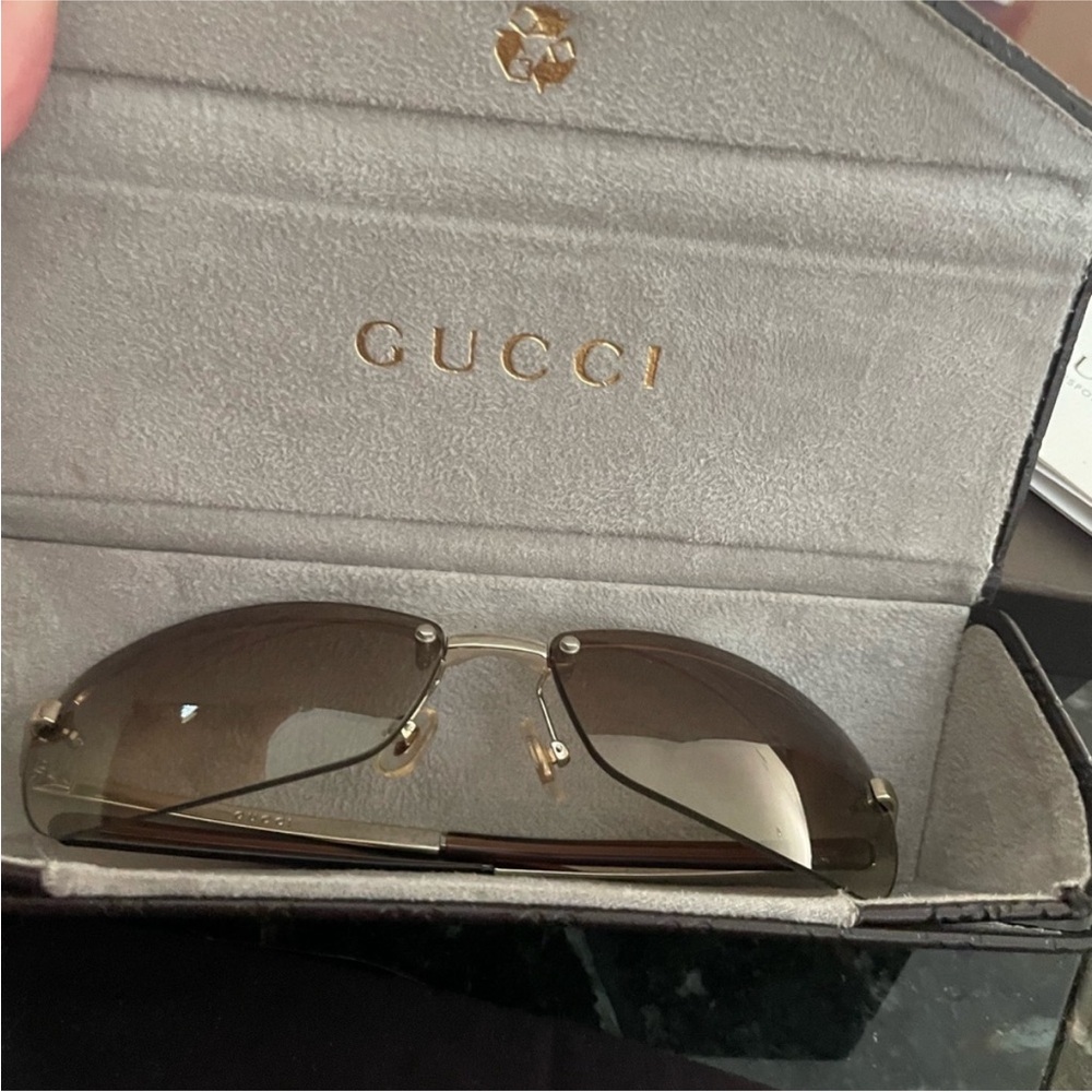 Gucci Sunglasses with Gold and Silver Accents - Picture 4 of 8